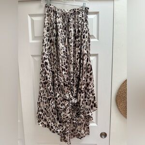 Spell and the Gypsy Collective RARE Wild Ones leopard maxi skirt. Size M